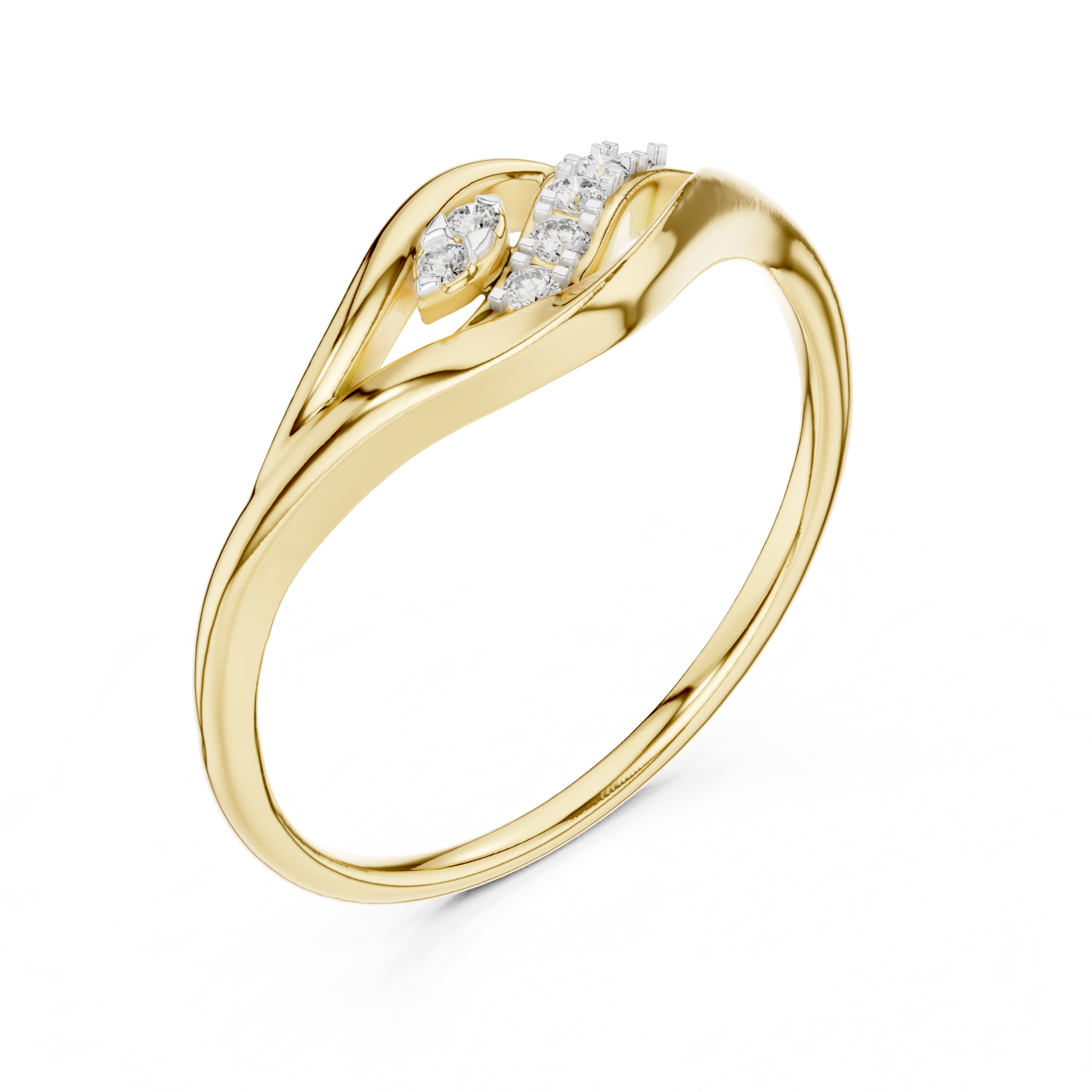 The Eternal Wave Ring - Lab Grown Diamonds