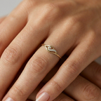 The Eternal Wave Ring - Lab Grown Diamonds