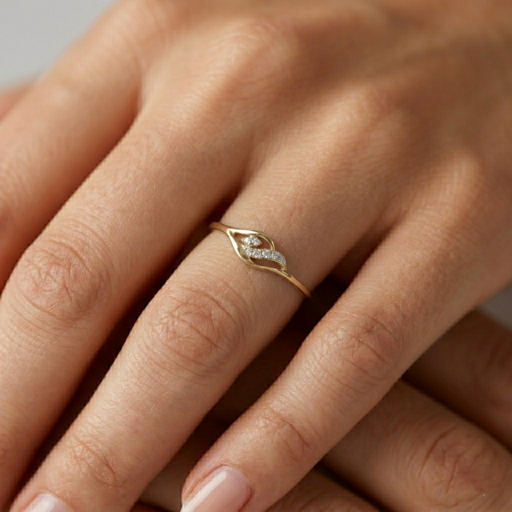 The Eternal Wave Ring - Lab Grown Diamonds