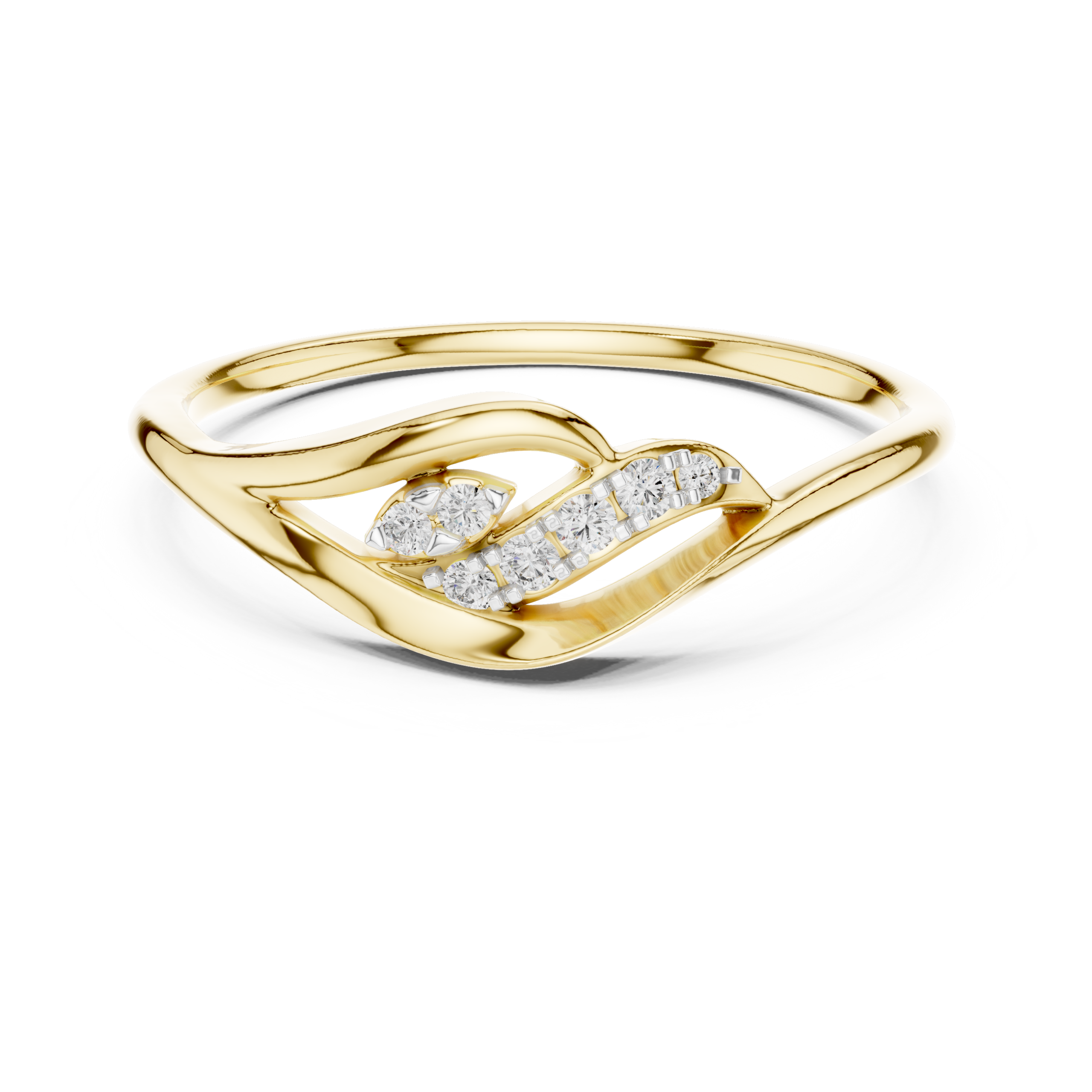 The Eternal Wave Ring - Lab Grown Diamonds