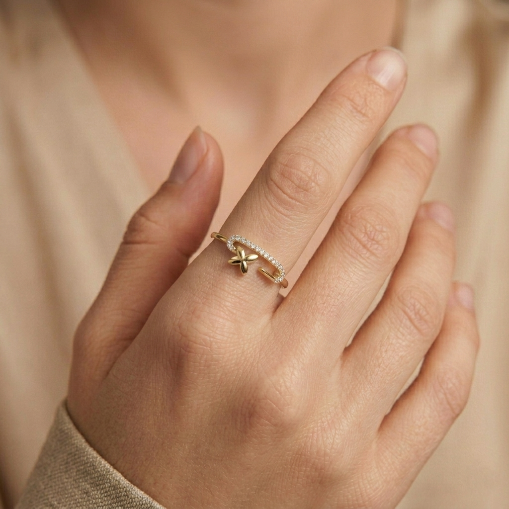 The Meadow Linear Ring - Lab Grown Diamonds