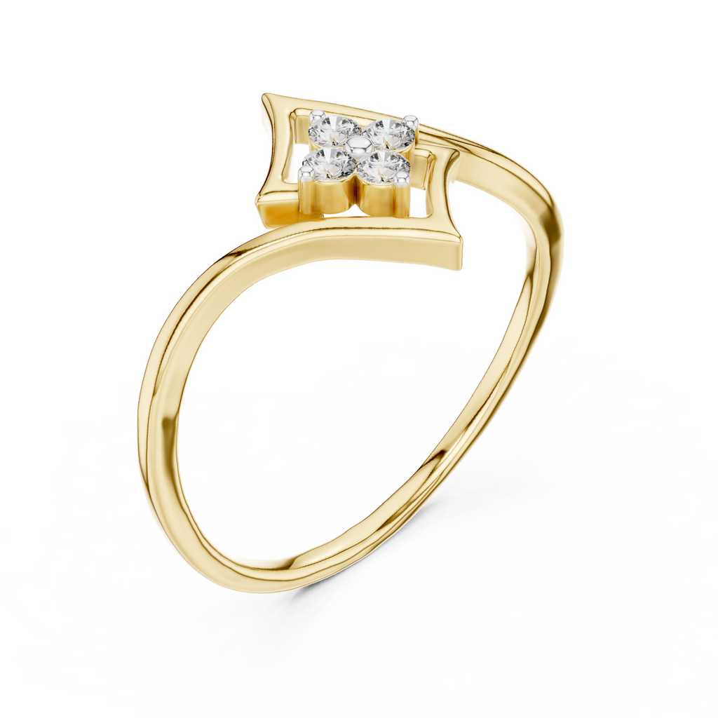The Solvella Flow Ring - Lab Grown Diamonds