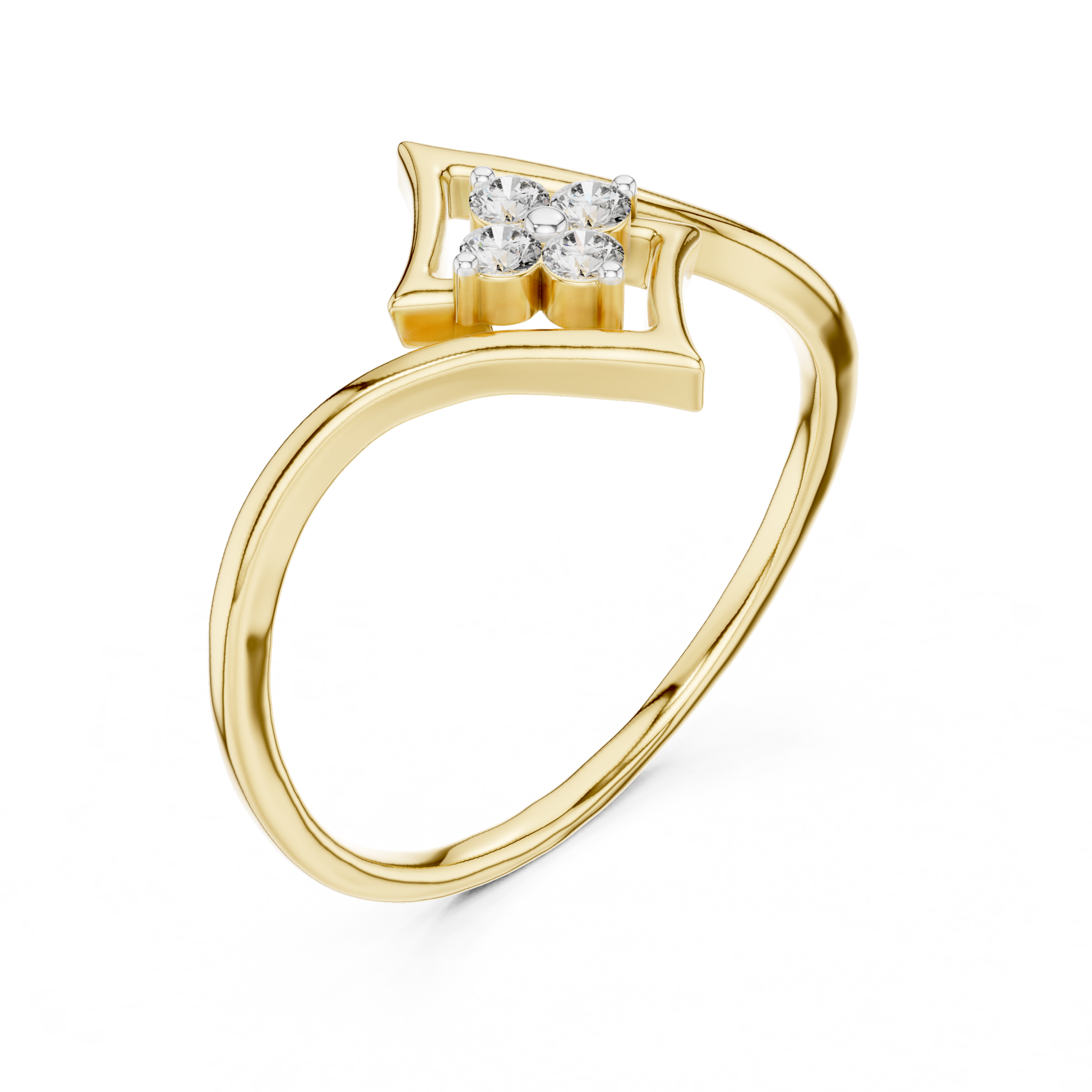 The Solvella Flow Ring - Lab Grown Diamonds