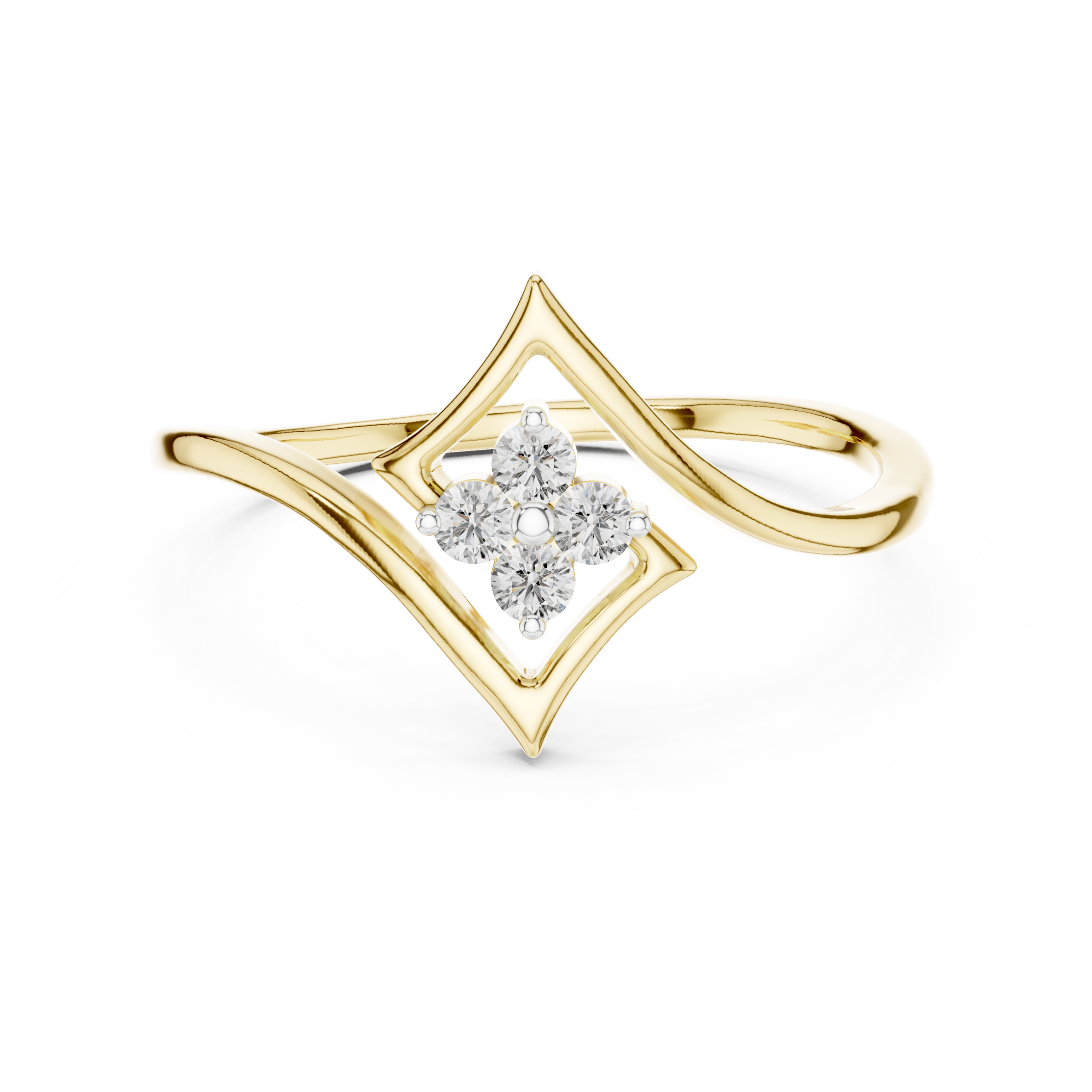 The Solvella Flow Ring - Lab Grown Diamonds