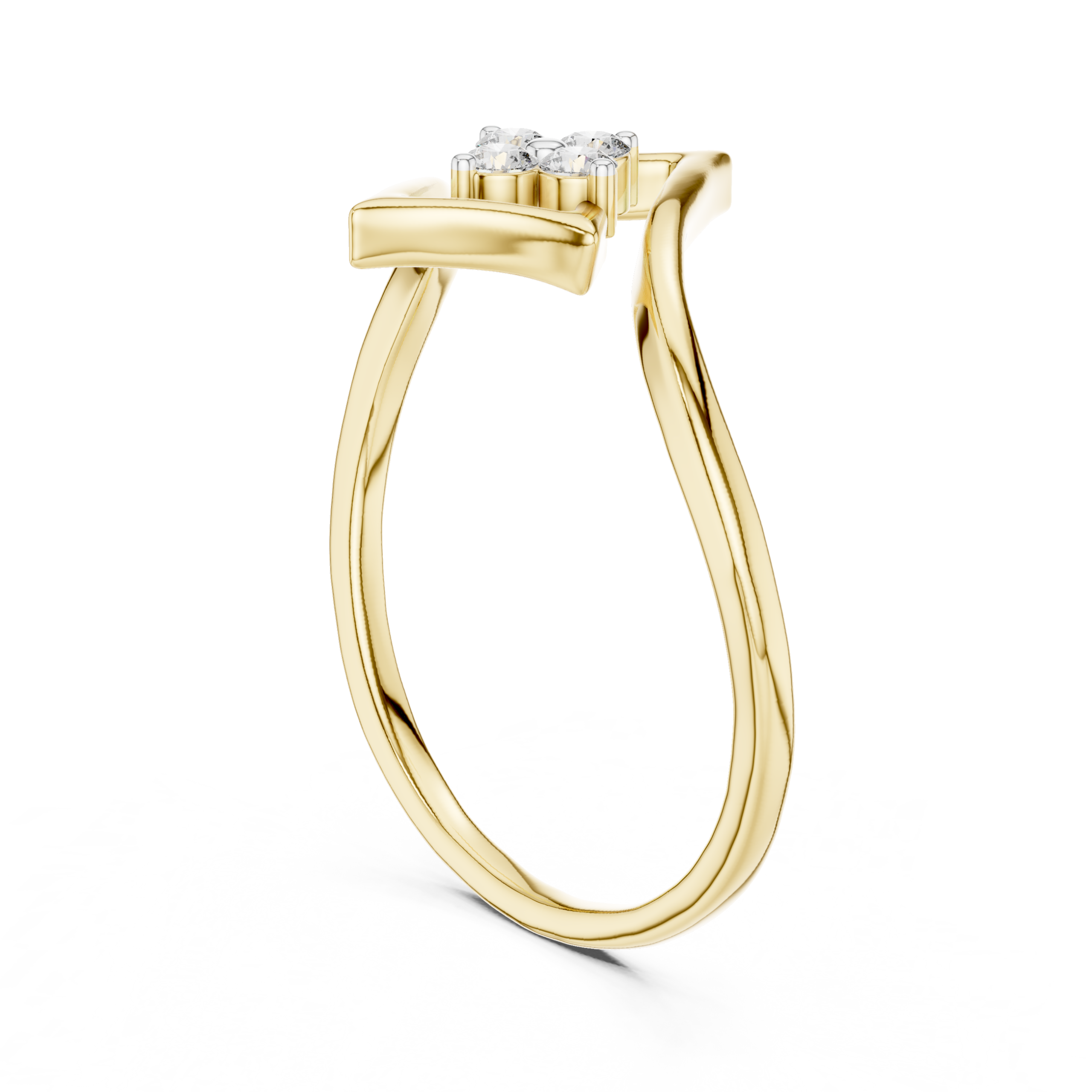 The Solvella Flow Ring - Lab Grown Diamonds
