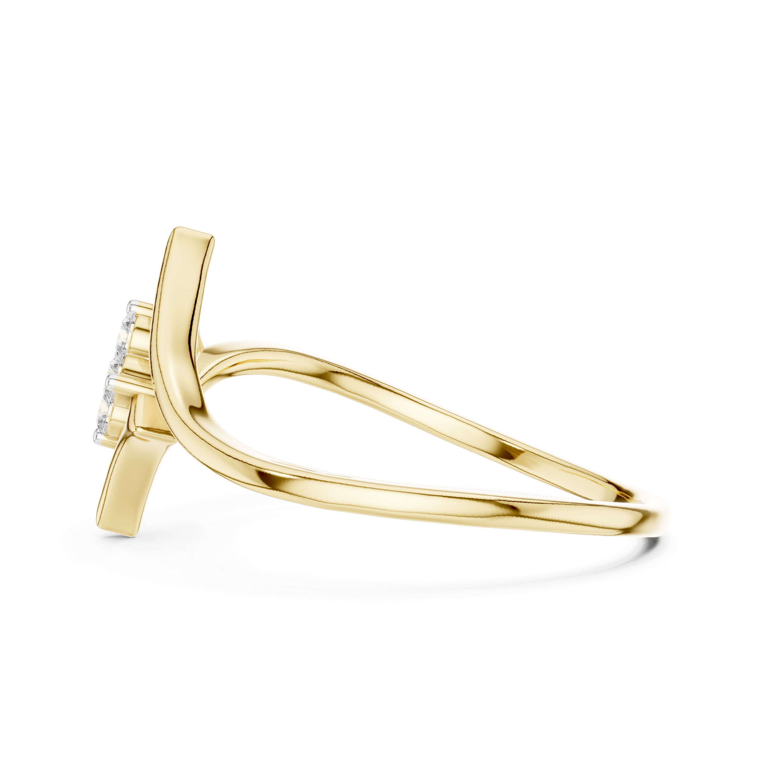 The Solvella Flow Ring - Lab Grown Diamonds