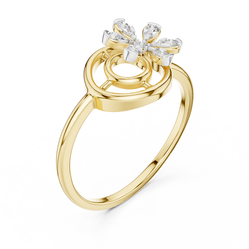 The Orbit Bloom Ring - Lab Grown Diamonds