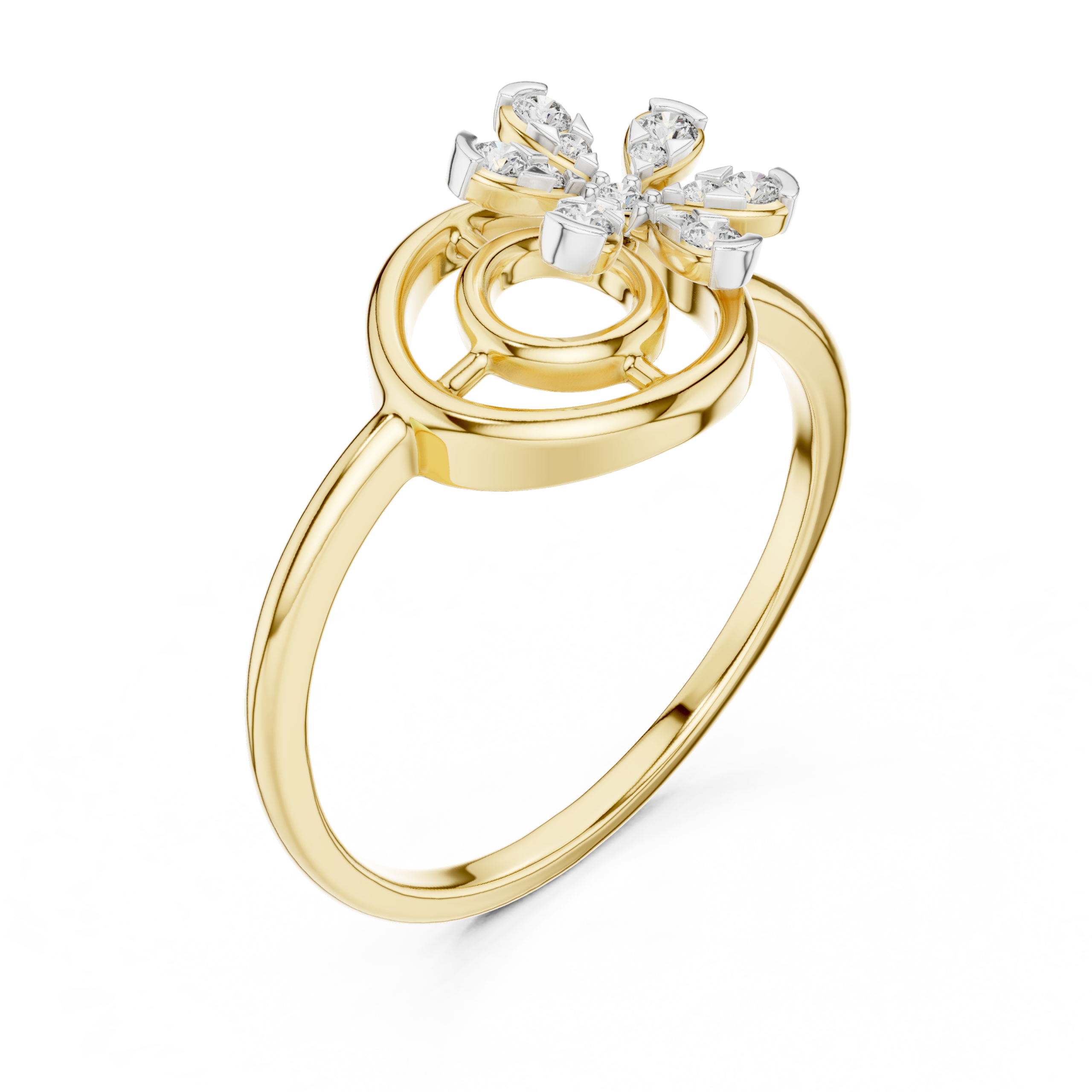 The Orbit Bloom Ring - Lab Grown Diamonds
