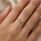 The Orbit Bloom Ring - Lab Grown Diamonds