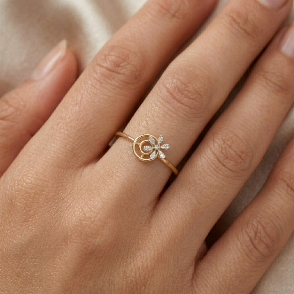The Orbit Bloom Ring - Lab Grown Diamonds