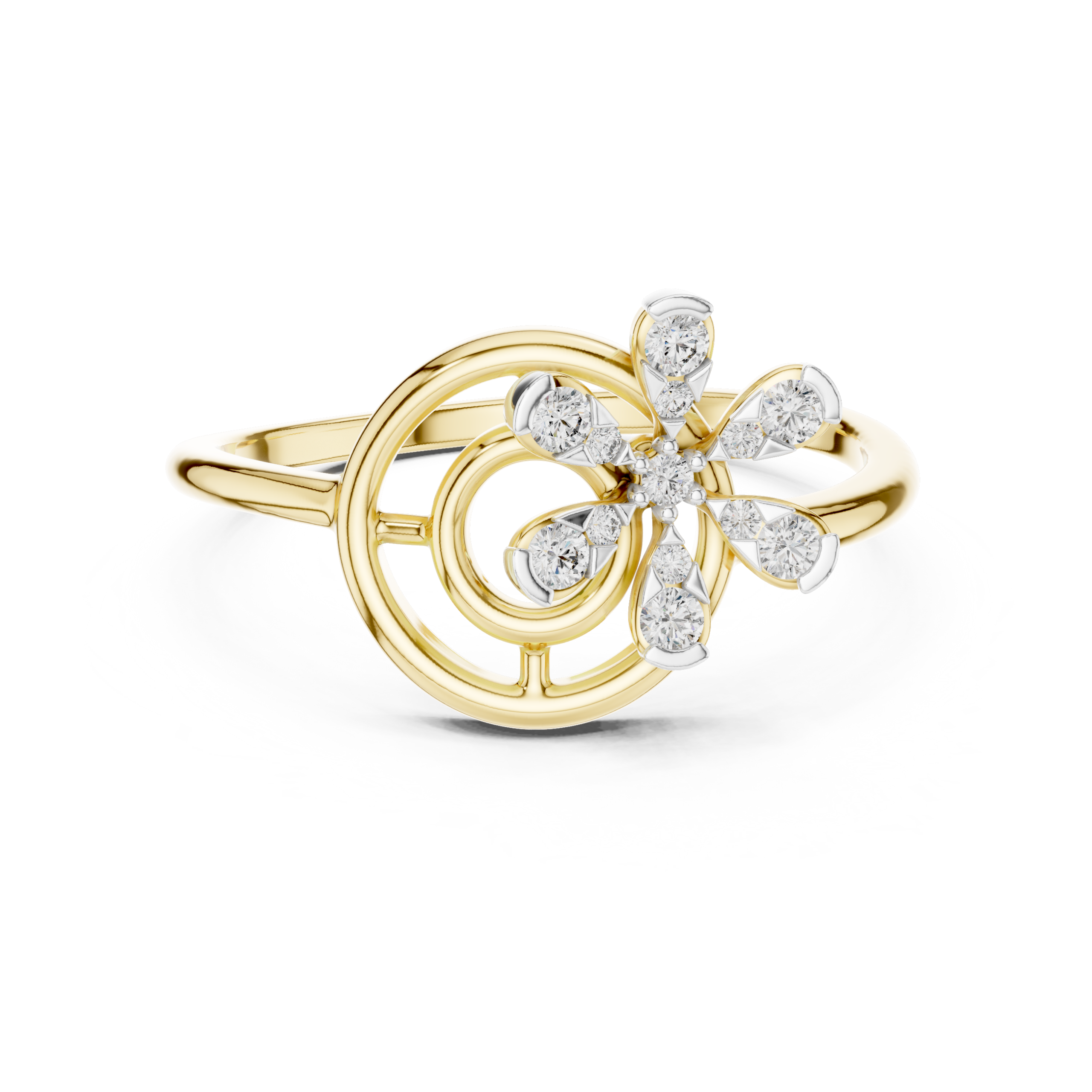 The Orbit Bloom Ring - Lab Grown Diamonds