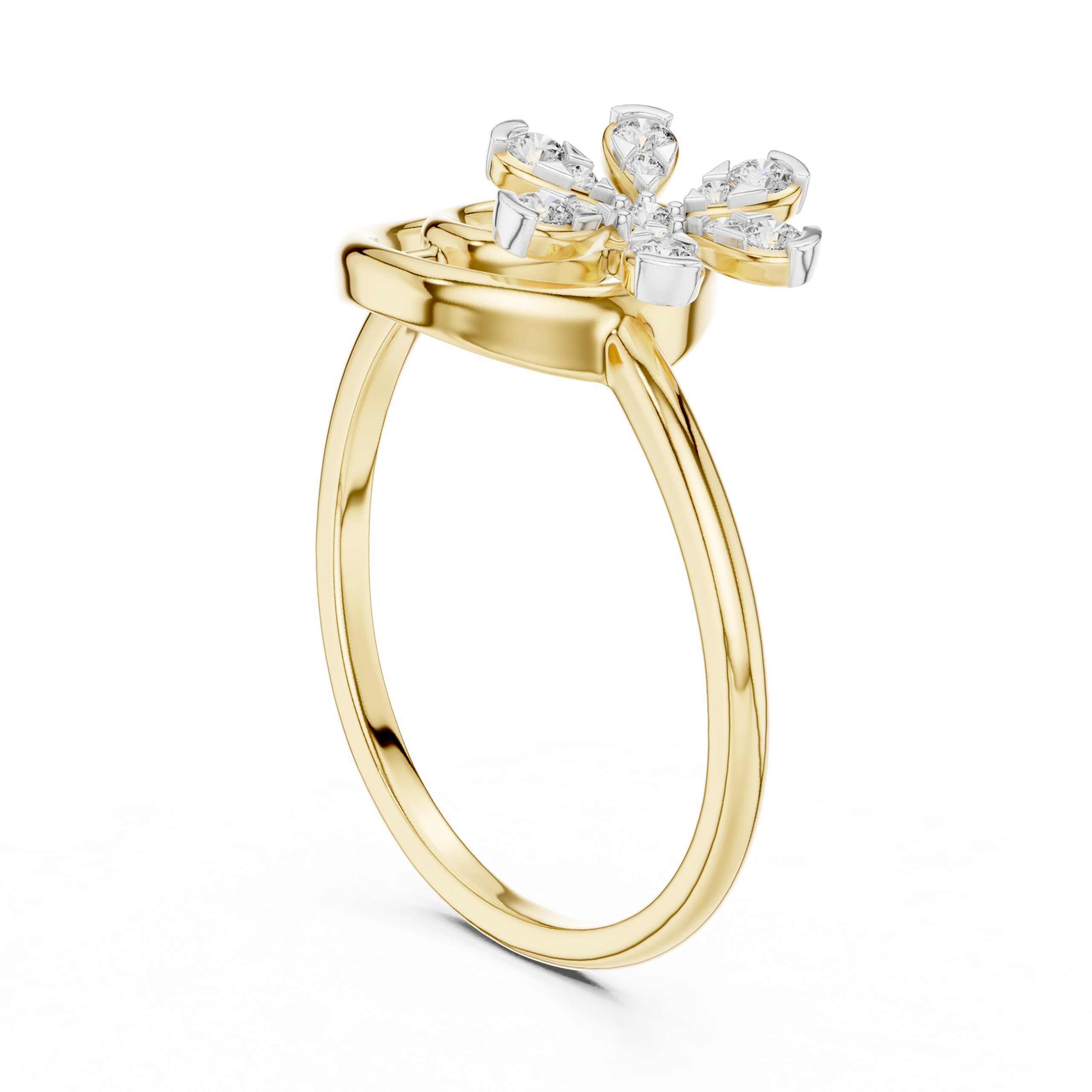 The Orbit Bloom Ring - Lab Grown Diamonds