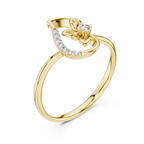 The Lily Petal Ring - Lab Grown Diamonds