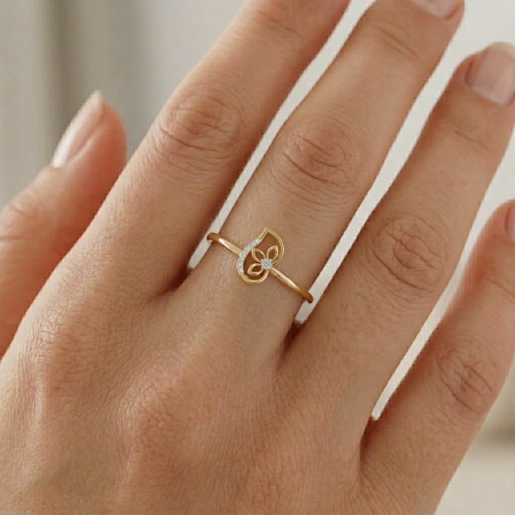 The Lily Petal Ring - Lab Grown Diamonds