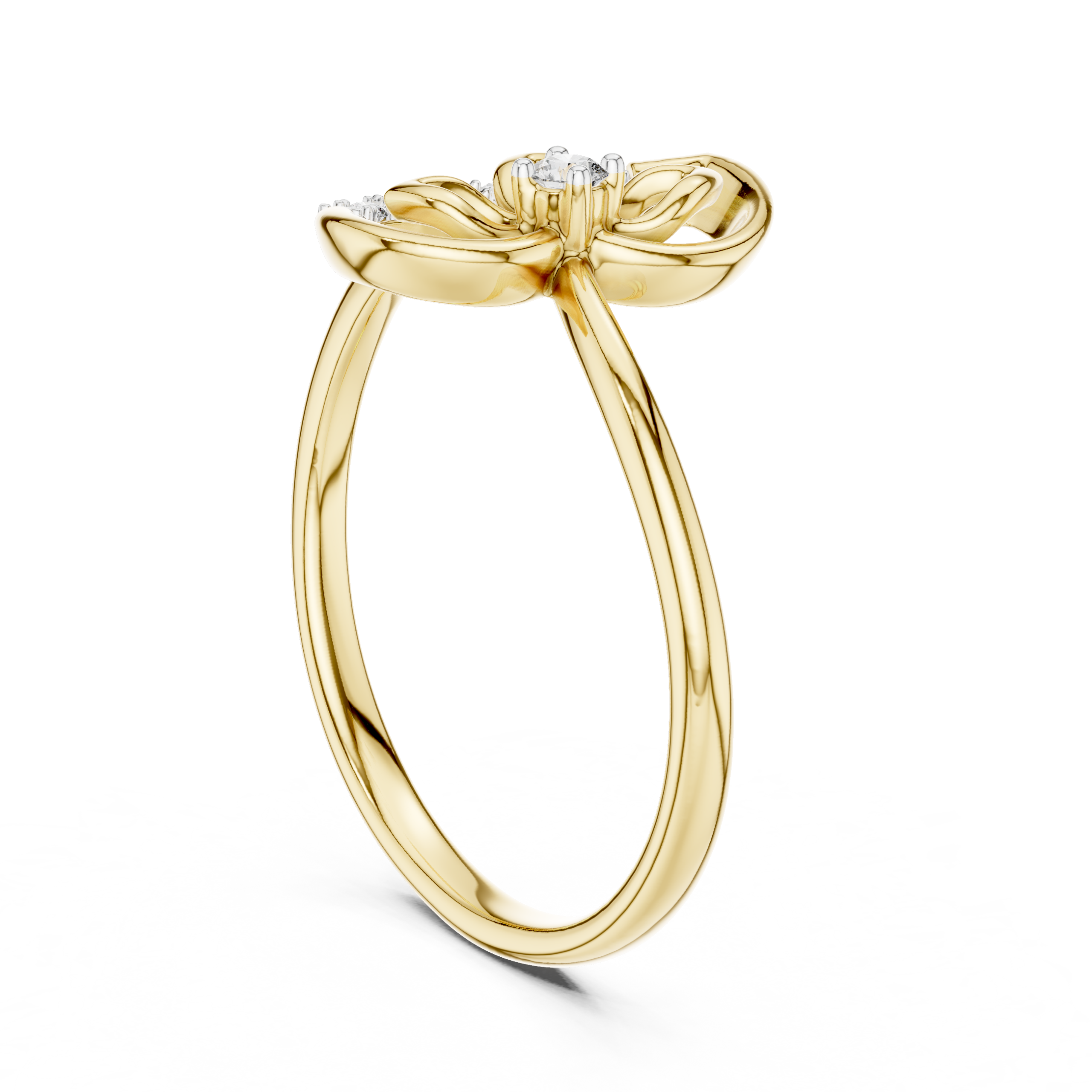 The Lily Petal Ring - Lab Grown Diamonds