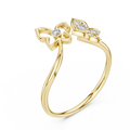 The Dual Silhouette Ring - Lab Grown Diamonds