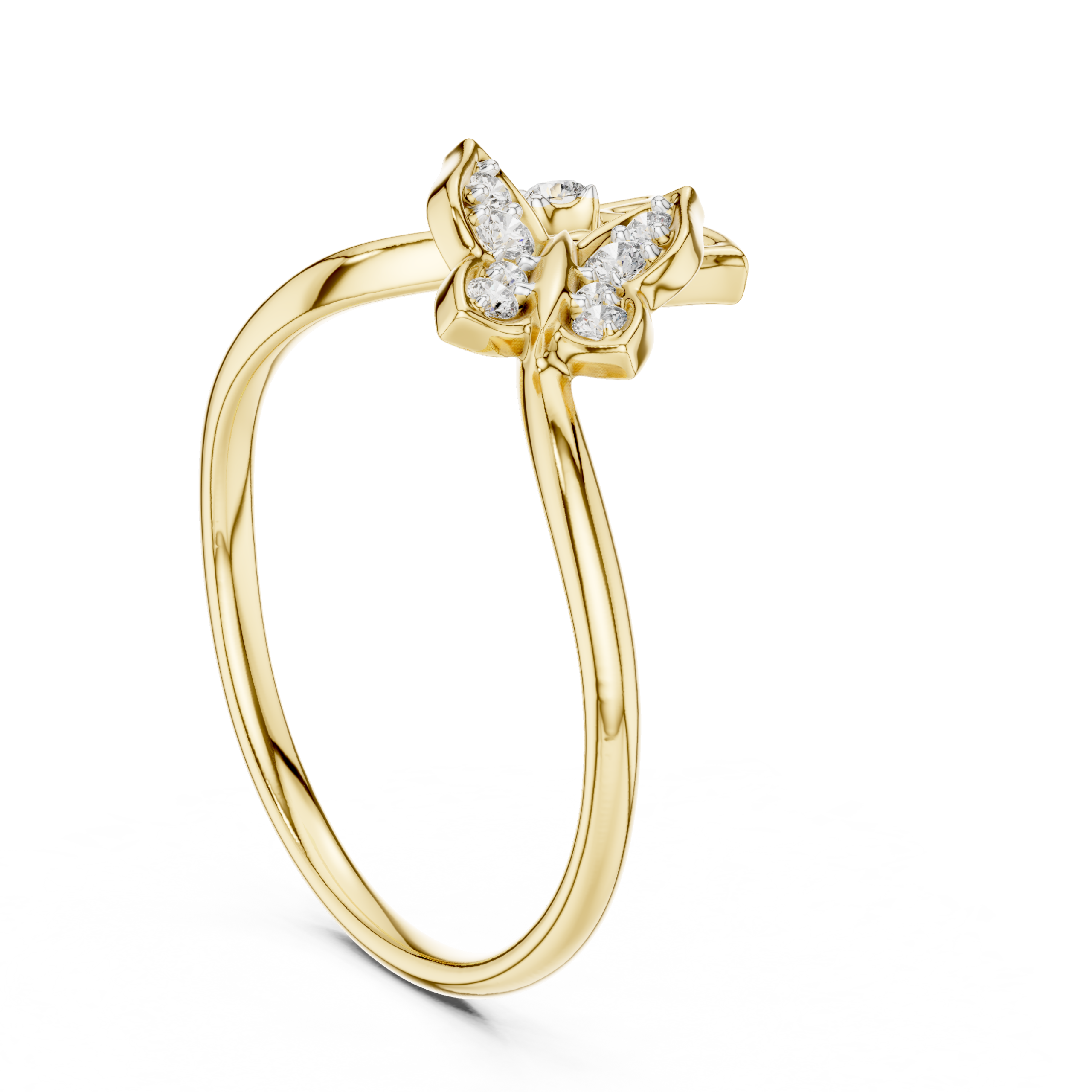 The Dual Silhouette Ring - Lab Grown Diamonds