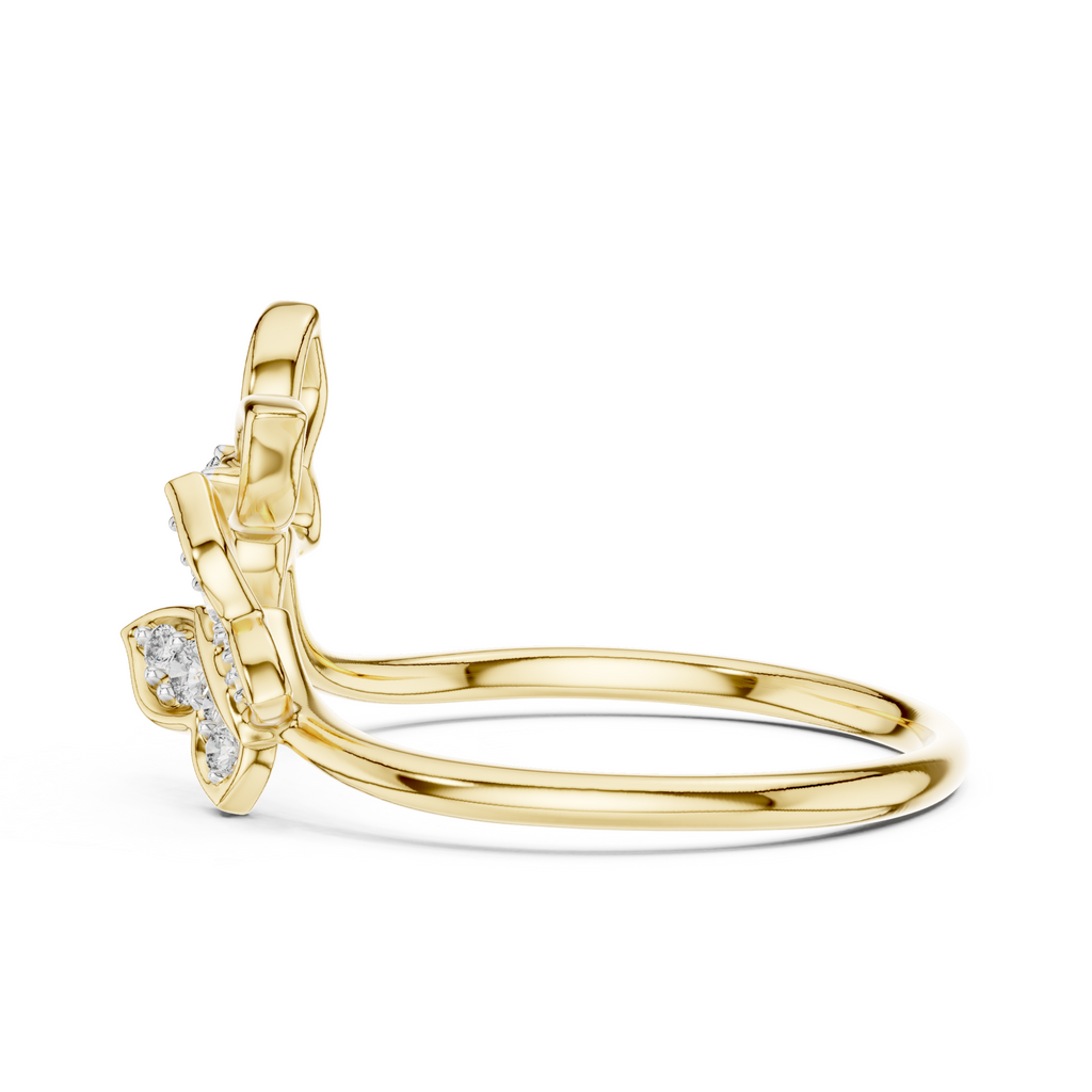 The Dual Silhouette Ring - Lab Grown Diamonds
