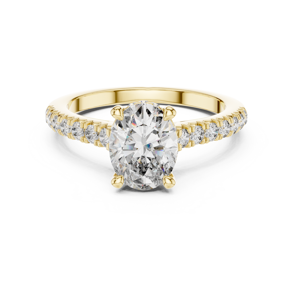 The Duchess Oval Ring - Lab Grown Diamonds