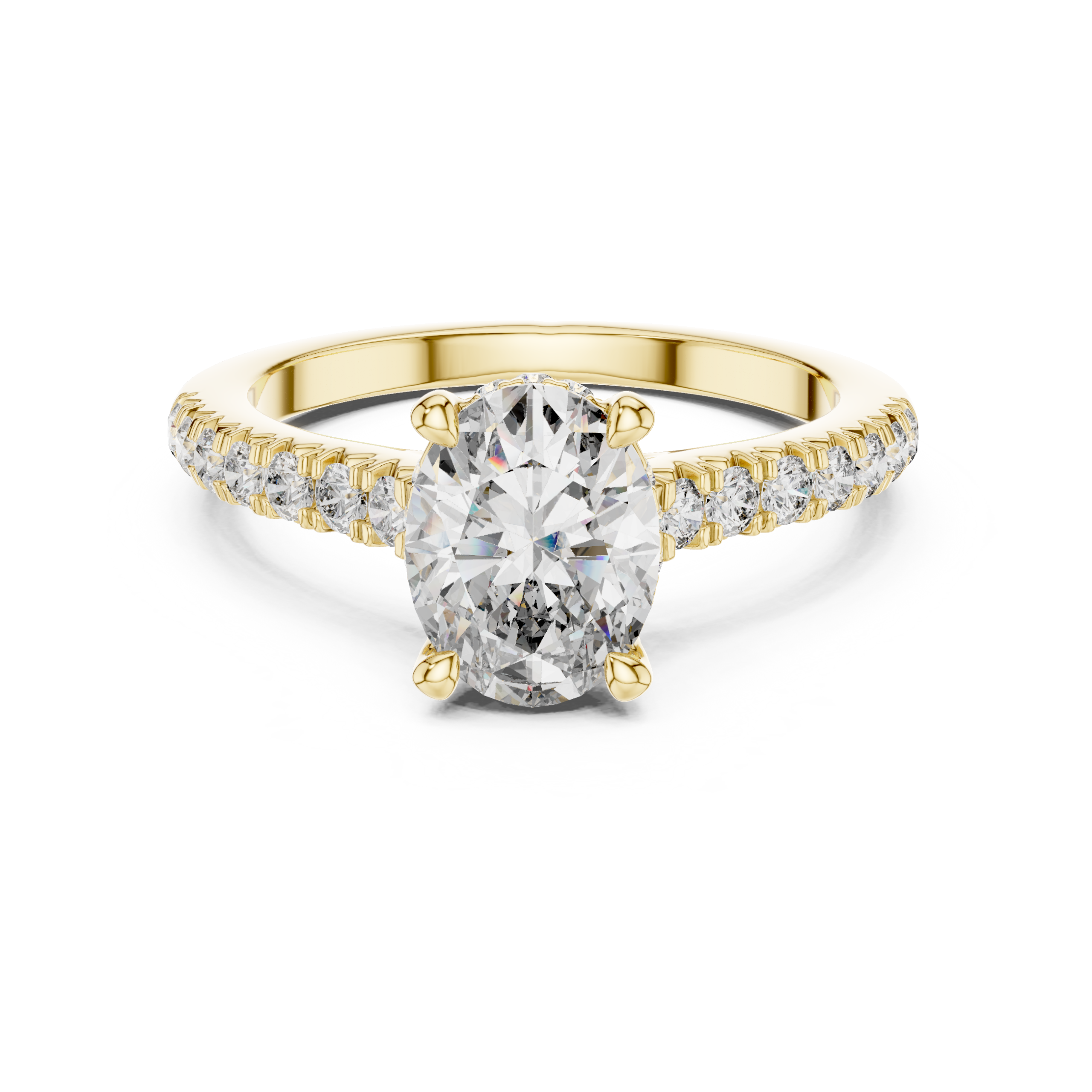 The Duchess Oval Ring - Lab Grown Diamonds