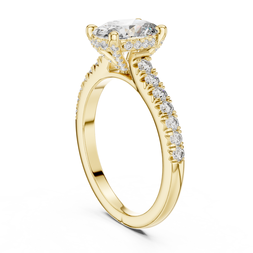 The Duchess Oval Ring - Lab Grown Diamonds