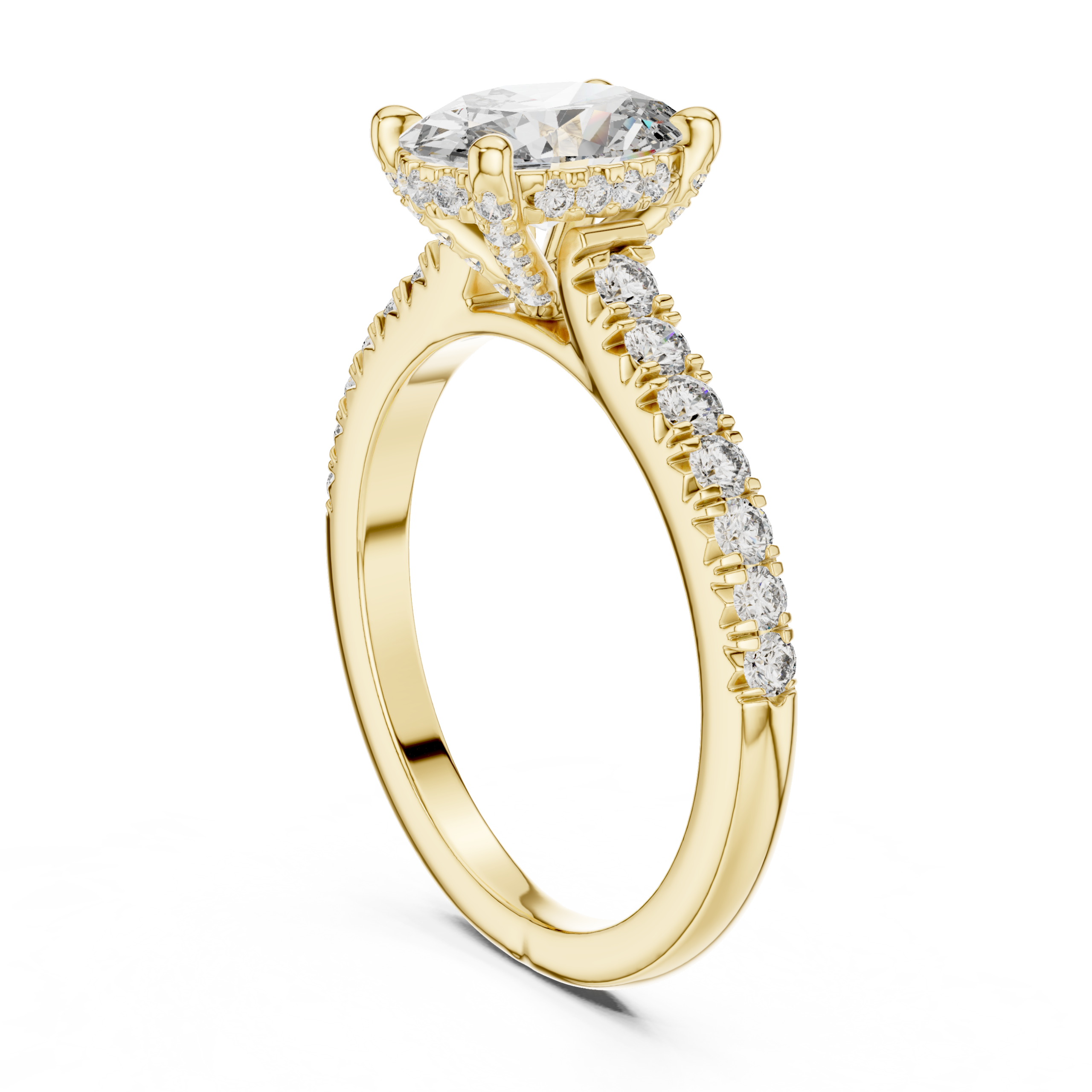 The Duchess Oval Ring - Lab Grown Diamonds
