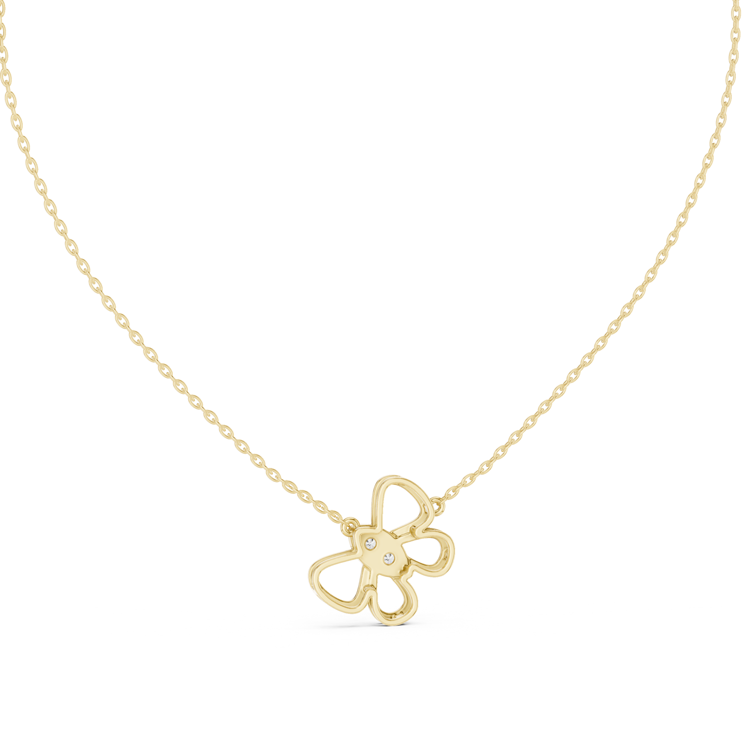 The Stardust Butterfly Necklace - Lab Grown Diamonds