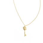 The Key Pendant Necklace - Lab Grown Diamonds