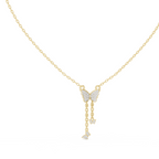 The Seraphine Butterfly Necklace - Lab Grown Diamonds