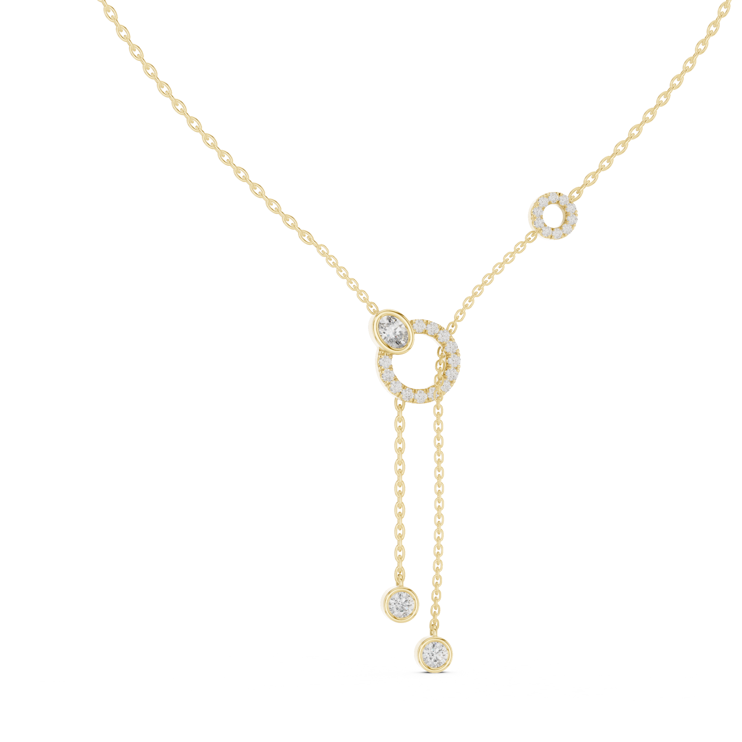 The Kiran Cascade Necklace - Lab Grown Diamonds