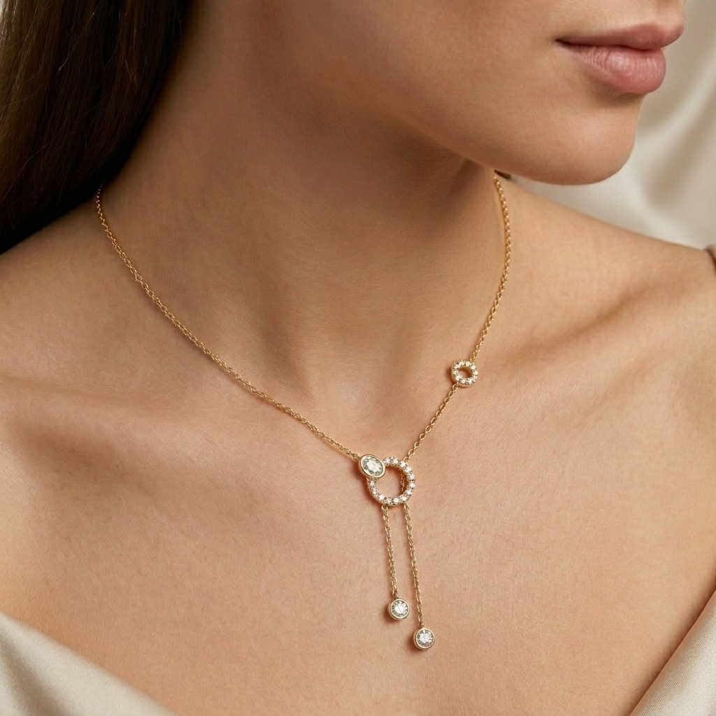 The Kiran Cascade Necklace - Lab Grown Diamonds