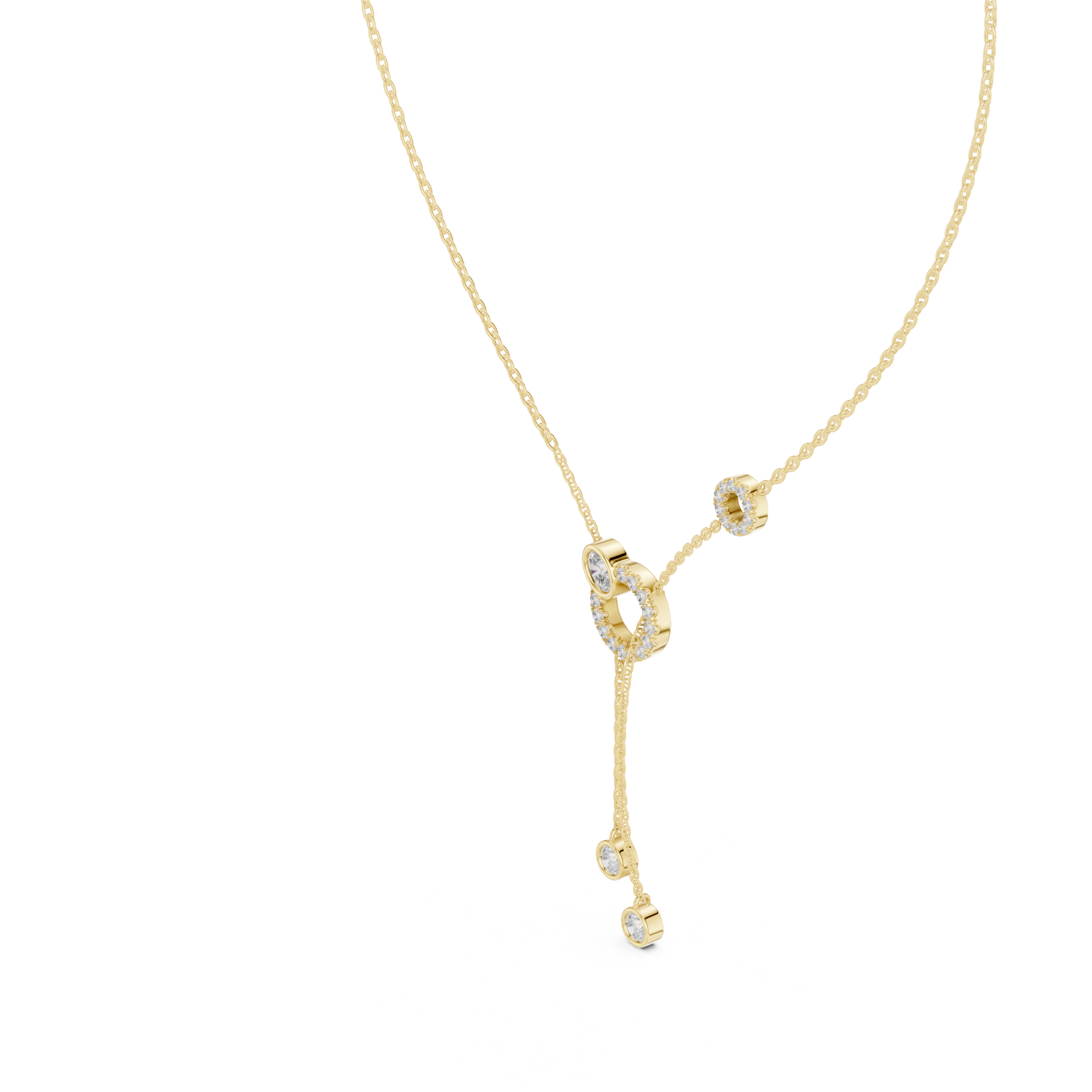 The Kiran Cascade Necklace - Lab Grown Diamonds