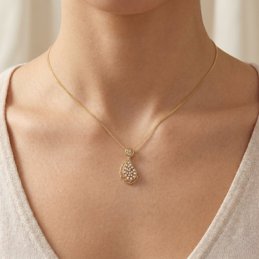 The Droppe Pendant - Lab Grown Diamonds