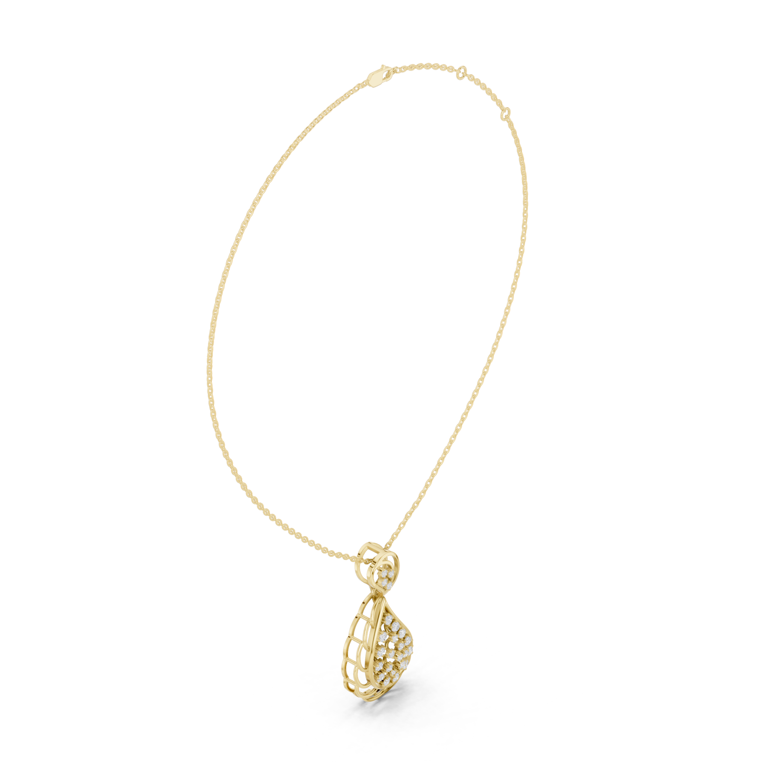 The Droppe Pendant - Lab Grown Diamonds