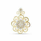 The Regency Sunburst Pendant - Lab Grown Diamonds