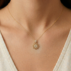 The Regency Sunburst Pendant - Lab Grown Diamonds