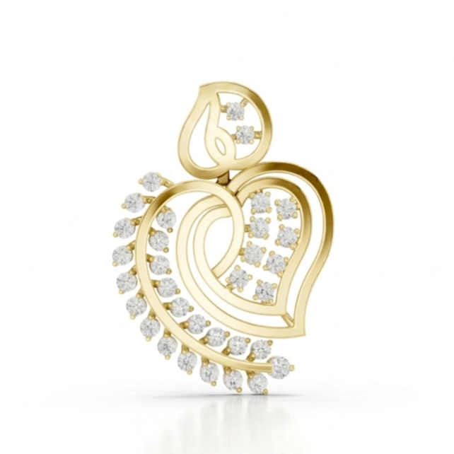 The Artisan Heart Pendant - Lab Grown Diamonds