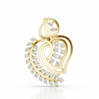 The Artisan Heart Pendant - Lab Grown Diamonds
