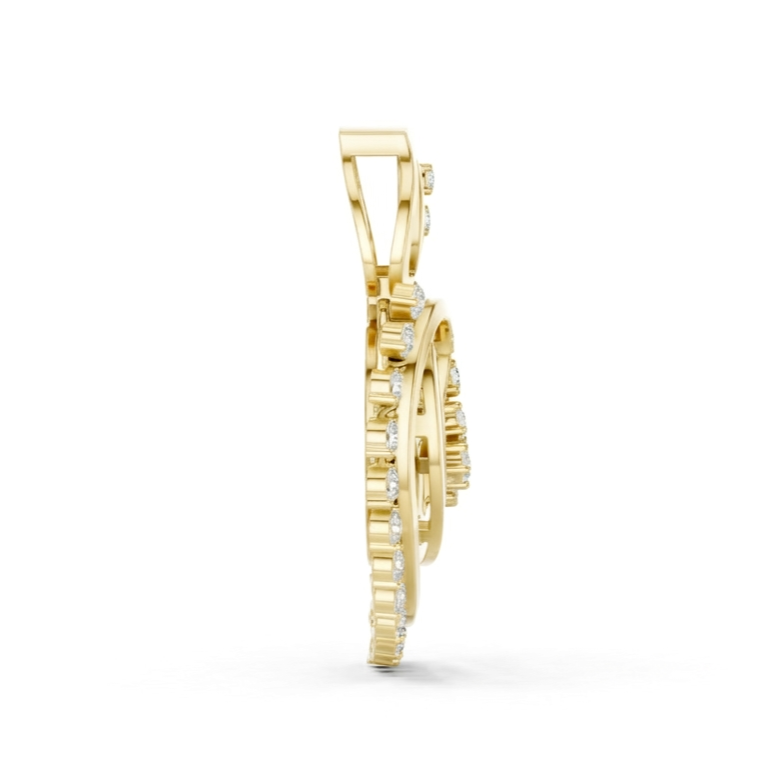 The Artisan Heart Pendant - Lab Grown Diamonds