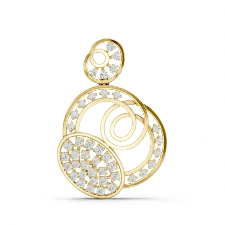 The Orbital Suite Pendant - Lab Grown Diamonds