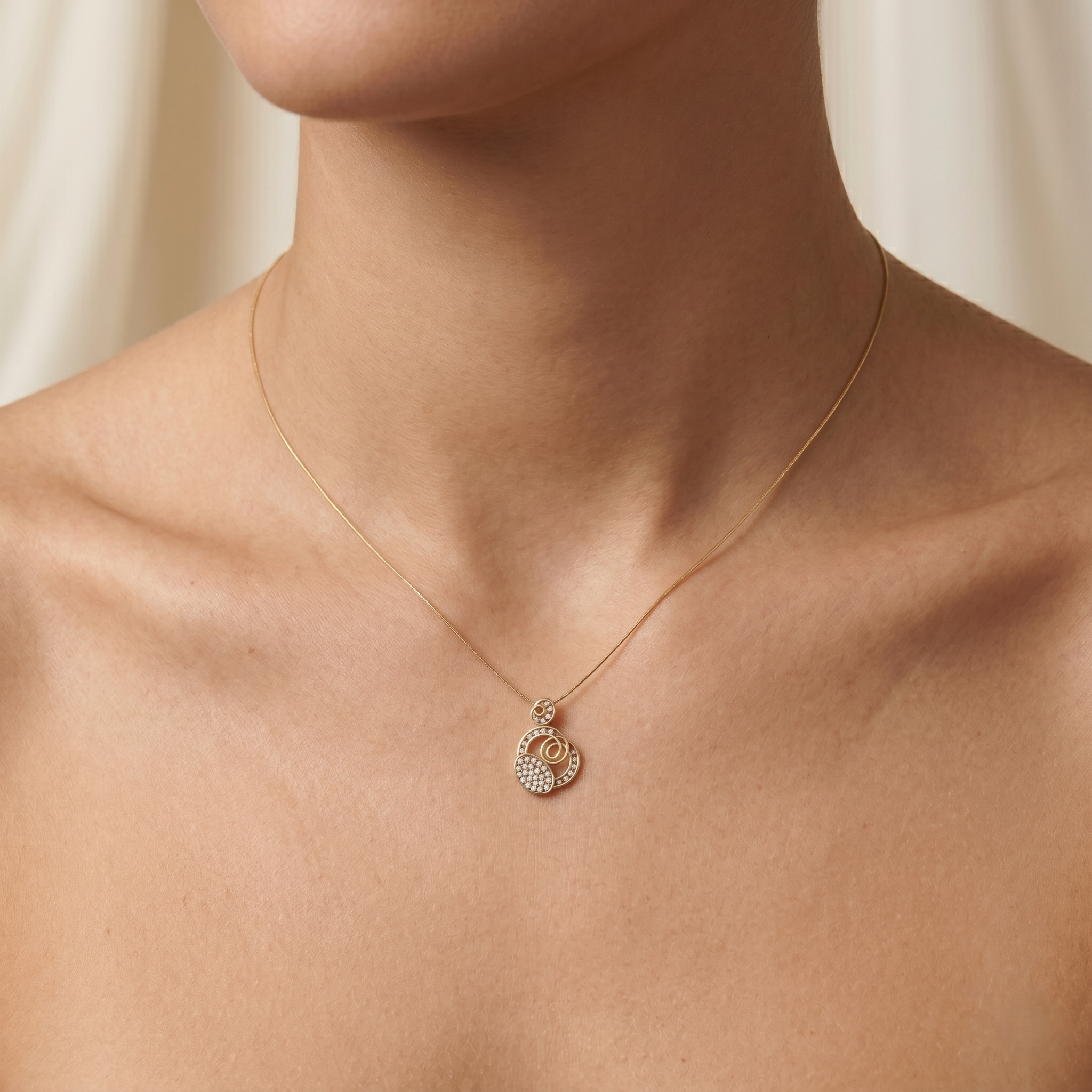 The Orbital Suite Pendant - Lab Grown Diamonds