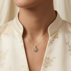 The Petal Path Pendant - Lab Grown Diamonds
