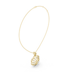 The Petal Path Pendant - Lab Grown Diamonds