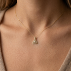 The Trinity Filigree Pendant - Lab Grown Diamonds