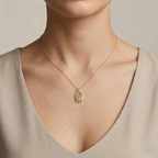 The Lyra Leaf Pendant - Lab Grown Diamonds