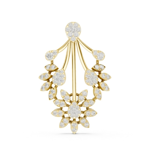 The Dewdrop Meadow Pendant - Lab Grown Diamonds