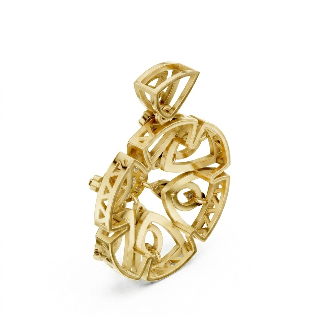 The Maia Royal Mandala Pendant - Lab Grown Diamonds
