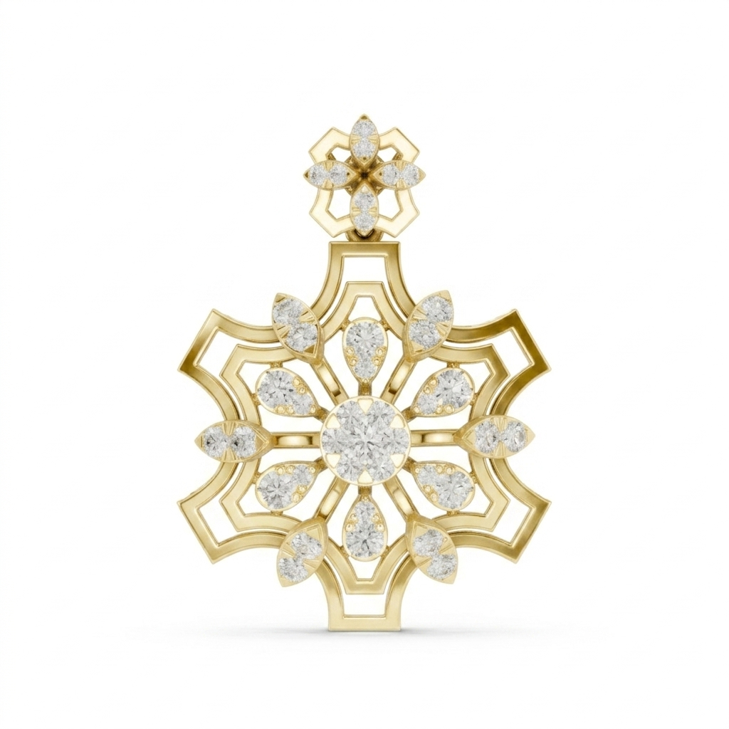 The Stella Radiante Pendant - Lab Grown Diamonds