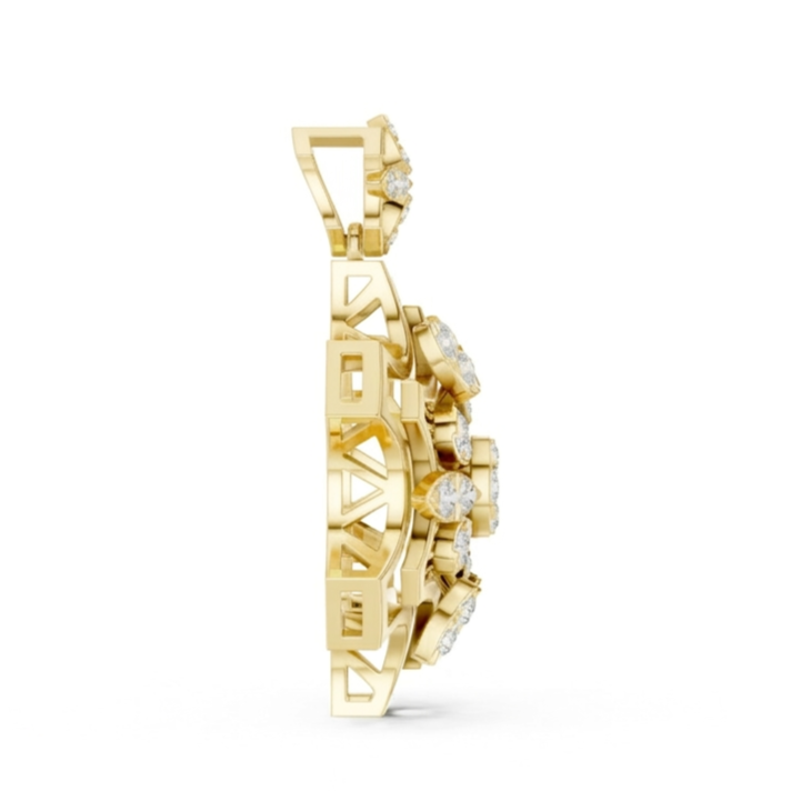 The Stella Radiante Pendant - Lab Grown Diamonds