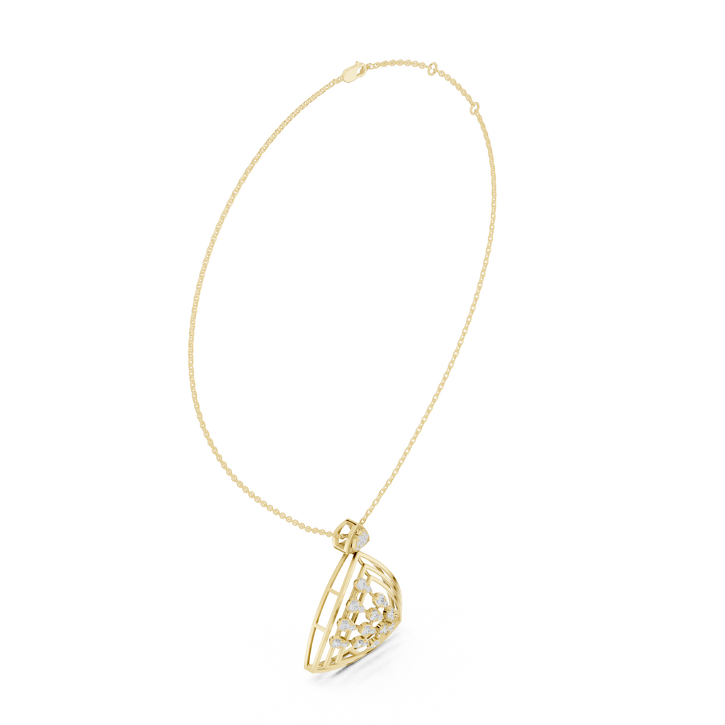 The Piramide Pendant - Lab Grown Diamonds